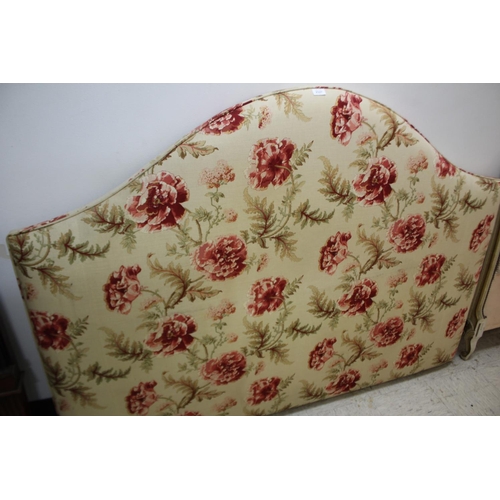3117 - Upholstered Bed head, approx 128cm H x 173cm W