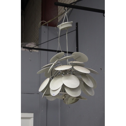 3136 - Contemporary chandelier, approx 80cm H x 55cm W