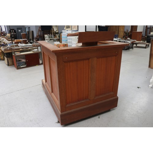 509 - Vickers & Hoad auctioneers rostrum, used from when we opened in Mascot on Bourke St (Wheels are dama... 