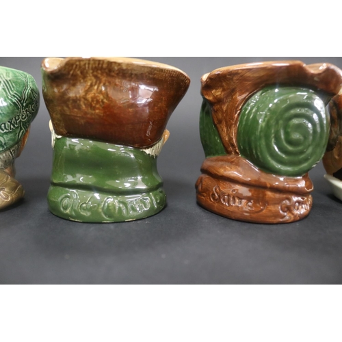 5086 - Set of seven Royal Doulton ashtrays / ash bowls. Auld MAC / OWD mac to base x2, Old Charley, Sairey ... 