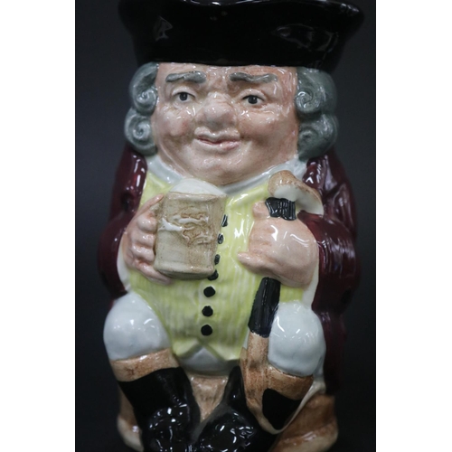 5099 - Royal Doulton, Character jug Jolly Toby (small firing crack to base), approx 15.5cm H