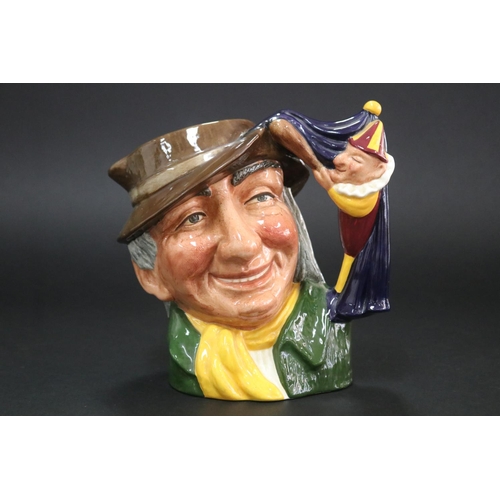 5100 - Royal Doulton, Character Jug Punch and Judy Man D6590, approx 18.5cm H