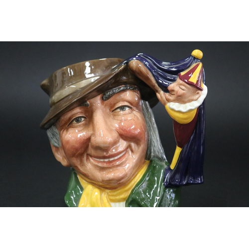 5100 - Royal Doulton, Character Jug Punch and Judy Man D6590, approx 18.5cm H