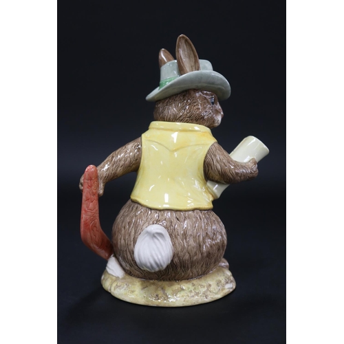 5109 - Royal Doulton Bunnykins Aussie Explorer D7027 figural teapot, with box, approx 20cm H