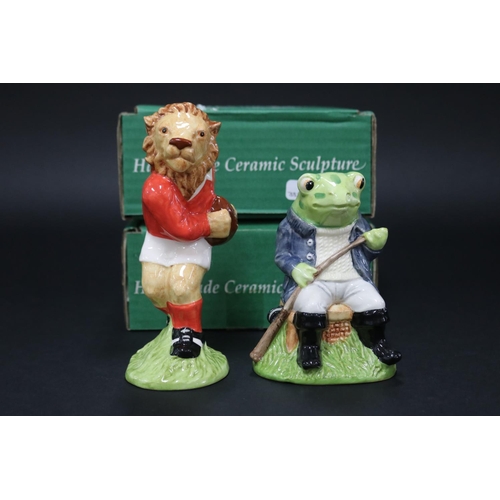 5127 - Beswick Characters Collection Fly Fishing, 385/1500, Last Lion of Defence 313/1500. approx 15.5cm H ... 