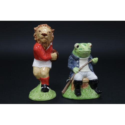 5127 - Beswick Characters Collection Fly Fishing, 385/1500, Last Lion of Defence 313/1500. approx 15.5cm H ... 