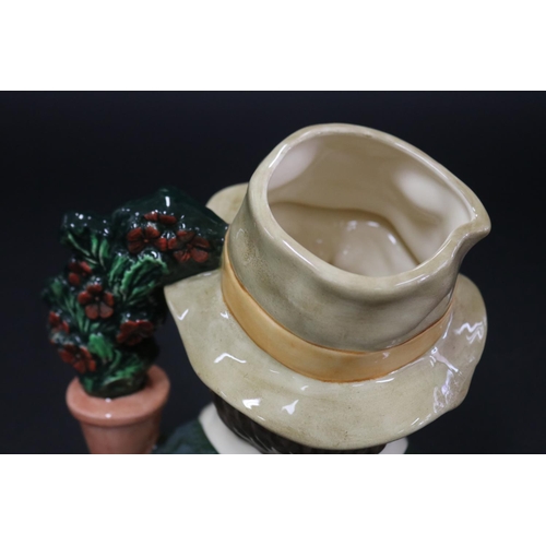 5131 - Royal Doulton, Character jug The Gardener D6867, Modelled by Stanley James Taylor, with box, approx ... 