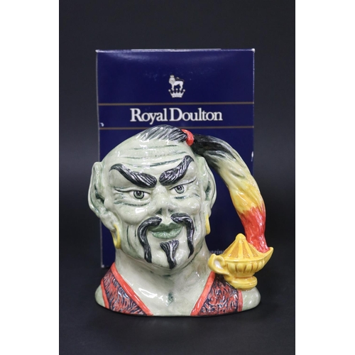 5132 - Royal Doulton, Character jug The Genie D6892, Modelled by Stanley James Taylor, with box, approx 18c... 