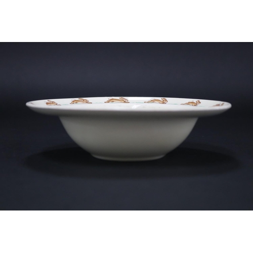 5135 - Royal Doulton, Bunnykins  eight baby bowls with lip, 4.5cm H x 16.5cm Dia each (8)