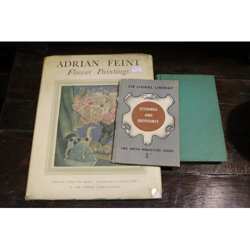 439 - Books - Adrian Feint Flower Paintings Ure Smith Pty Limited Sydney edited by Sidney Ure Smith introd... 