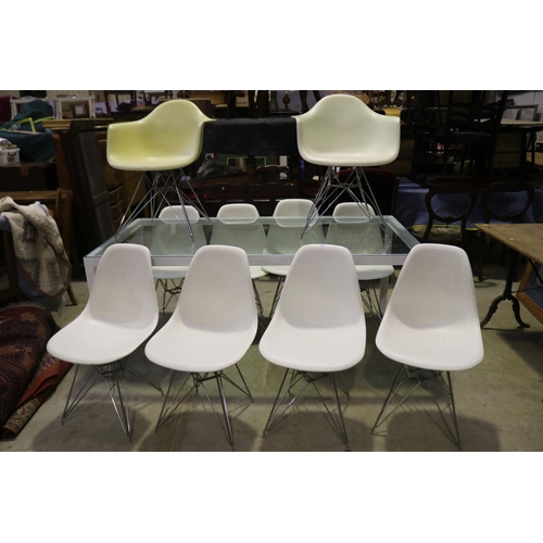 529 - Set of eight Vitra G S chairs, comprising eight side and pair of armchairs. Designed exclusively by ... 