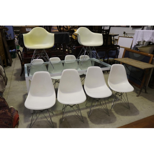 529 - Set of eight Vitra G S chairs, comprising eight side and pair of armchairs. Designed exclusively by ... 