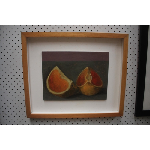 560 - Max Lewis Liberman, still life, oil on board, Robyn Gibson Gallery Label verso, approx 20cm x 27cm