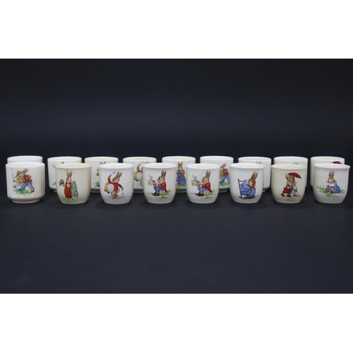 5140 - Royal Doulton Bunnykins egg cups, each approx 5cm H