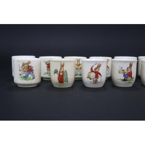 5140 - Royal Doulton Bunnykins egg cups, each approx 5cm H