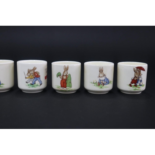 5140 - Royal Doulton Bunnykins egg cups, each approx 5cm H