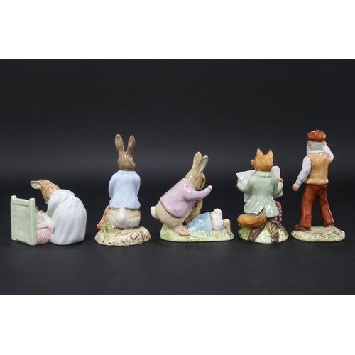 5148 - Royal Albert Beatrix Potter figures to include Mr Benjamin Bunny and Peter Rabbit, Peter and the Red... 