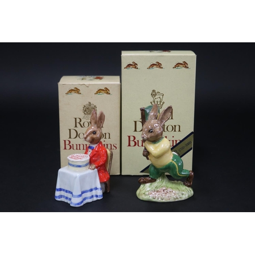 5150 - Royal Doulton Bunnykins Happy Birthday, Australian Bicentenary 1788-1988, each approx 9cm H (2)