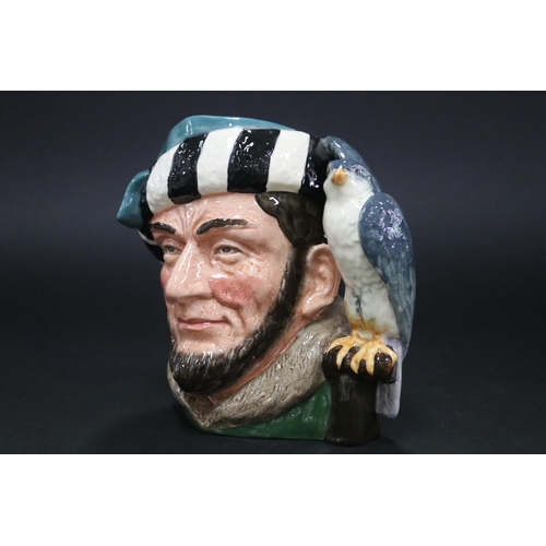 5175 - Royal Doulton, Character Jug, The Falconer D6533, approx 19.5cm H