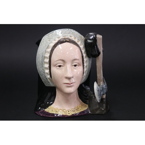 5176 - Royal Doulton, Character Jug, Anne Boleyn D6644, approx 17.5cm H