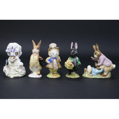 5181 - Beswick Beatrix Potter figures to include Mr. Benjamin Bunny & Peter Rabbit, Mr Benjamin Bunny, Litt... 