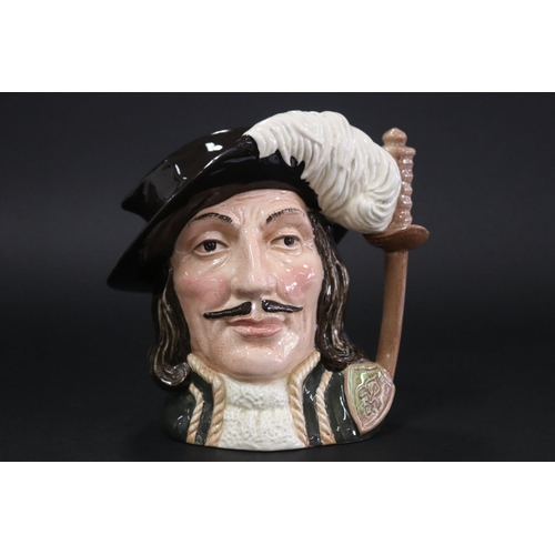 5192 - Royal Doulton, Character Jug, Athos (one of the three Musketeers) D6452, approx 18cm H