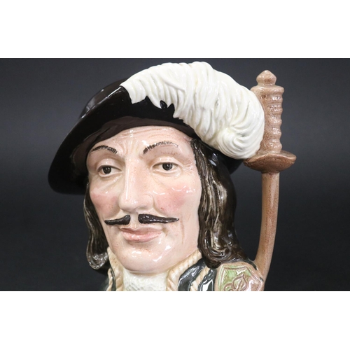 5192 - Royal Doulton, Character Jug, Athos (one of the three Musketeers) D6452, approx 18cm H