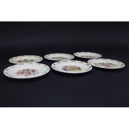 5195 - Royal Doulton Bunnykins Barbara Vernon plates (6)
