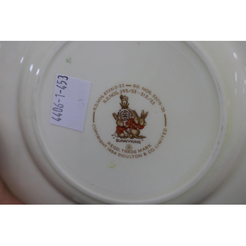 5195 - Royal Doulton Bunnykins Barbara Vernon plates (6)
