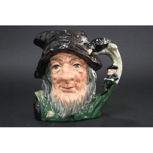 5199 - Royal Doulton Characters Jug, Rip Van Winkle, D6785, modelled by G. Blower, showing old sticker, app... 