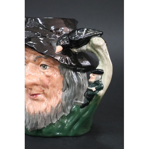 5199 - Royal Doulton Characters Jug, Rip Van Winkle, D6785, modelled by G. Blower, showing old sticker, app... 