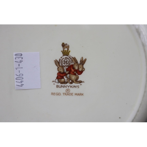 5207 - Royal Doulton, Bunnykins bowls, approx 4cm H x 19cm Dia each (6)