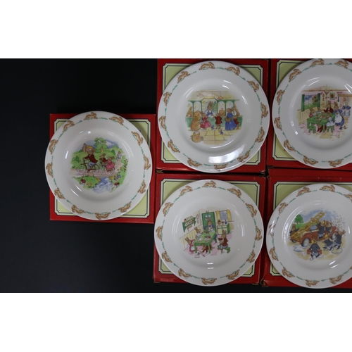 5211 - Royal Doulton Bunnykins seven plates, each approx 17cm Dia (7)