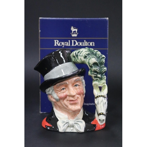 5226 - Royal Doulton, Character jug The Ring Master D6863, with matched box, approx 18.5cm H & box approx 2... 
