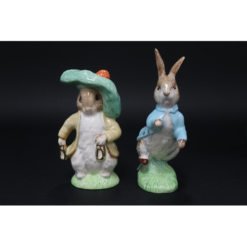 5230 - Beswick Large Peter Rabbit and Benjamin Bunny, both 808/1947, approx 18cm H and shorter & box approx... 