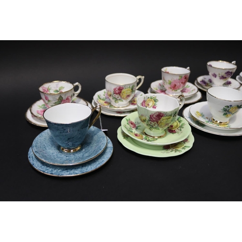 5011 - Assortment of cups, saucers and mostley have plates, Royal Albert, Queen Anne, Aynsley etc