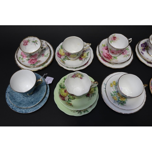 5011 - Assortment of cups, saucers and mostley have plates, Royal Albert, Queen Anne, Aynsley etc