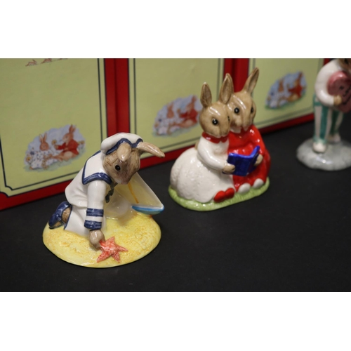5084 - Royal Doulton Bunnykins Sailor, Partners in Collecting, Sweetheart, approx 9cm H (3)