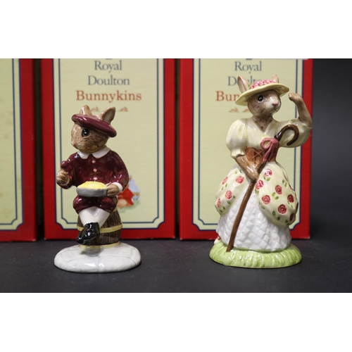 5119 - Royal Doulton Bunnykins The Nursey Rhyme Collection Jack and Jill, Little Bo Peep, Little Jack Horne... 