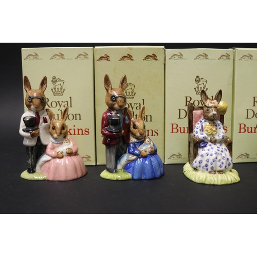 5163 - Royal Doulton Bunnykins Bride, Groom, Family Photograph signed, Family phptograph, The Artist, Susan... 