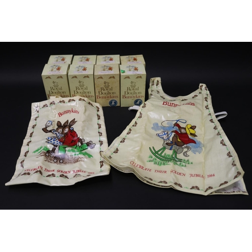 5212 - Royal Doulton Bunnykins, aprons (8)