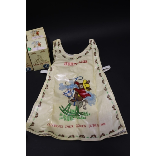 5212 - Royal Doulton Bunnykins, aprons (8)