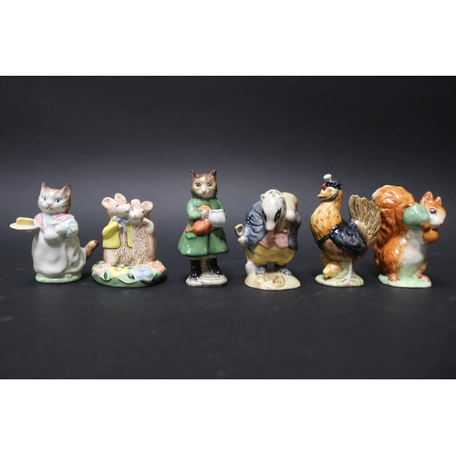 5253 - Beswick figures  Just good friends, Sally Henny Penny, Squirrel nutter, Tommy Brook, Simpkin, Ribby,... 
