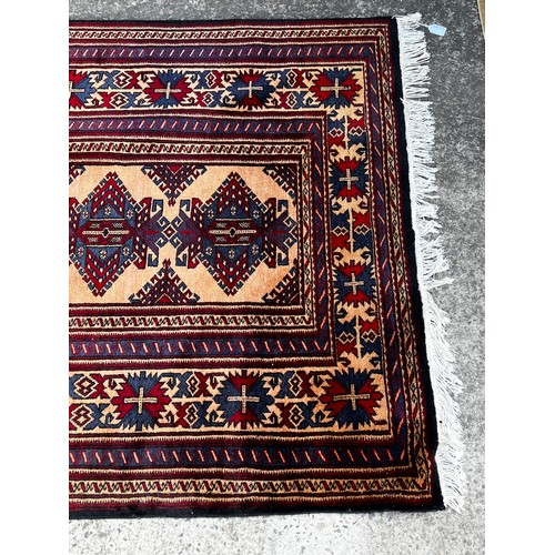 2030 - Fine weave hand knotted wool carpet, approx 170cm x 125cm