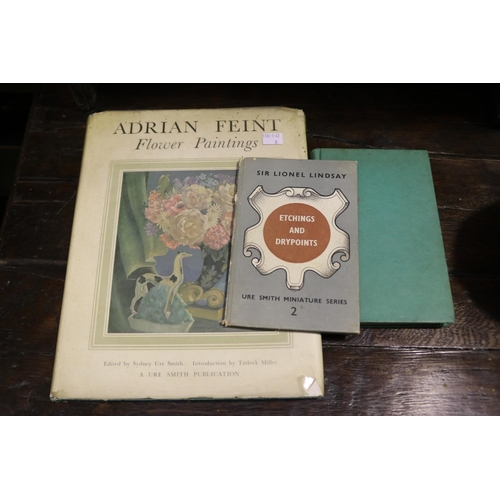 2045 - Books - Adrian Feint Flower Paintings Ure Smith Pty Limited Sydney edited by Sidney Ure Smith introd... 