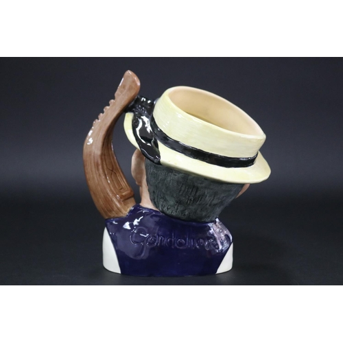 2145 - Royal Doulton, Character jug Gondolier D6589, approx 20cm H