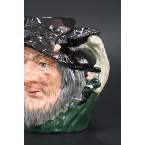 2153 - Royal Doulton Characters Jug, Rip Van Winkle, D6785, modelled by G. Blower, showing old sticker, app... 