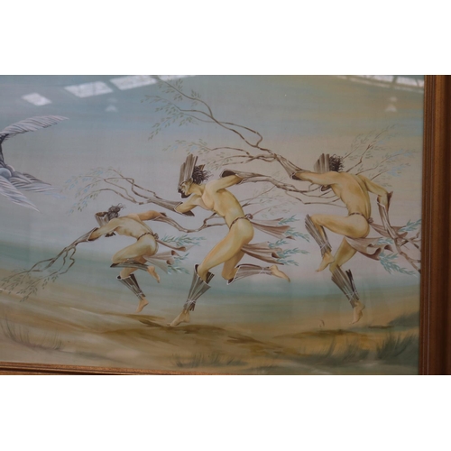2001 - B Cook, untitled, water colour, signed lower left, approx 60cm H x 90cm W and frame approx 70.5cm H ... 