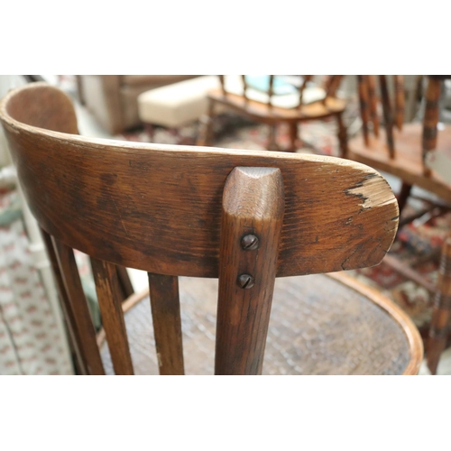 2056 - Antique bentwood chair, approx 80cm H
