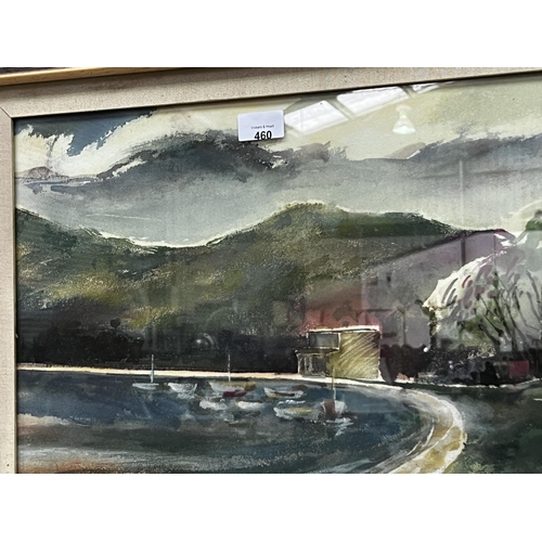 2202 - Dorothy Klimek Painting, watercolour, Pearl Bay near the spit, approx 34cm x 44cm